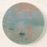 Dessous De Verre En Grès Impression, Soleil Levant par Claude Monet 1872<br><div class="desc">Impression,  Sunrise (Impression,  Soleil levant) est un tableau de Claude Monet. Il a donné naissance au nom du mouvement impressionniste. Cette oeuvre est du domaine public dans les pays dont la durée de vie de l'auteur est inférieure ou égale à 80 ans.</div>