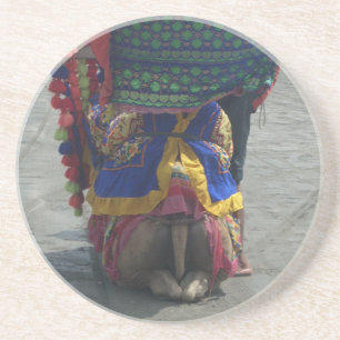 Dessous De Verre En Grès Imprimé/graphique en forme de chameau