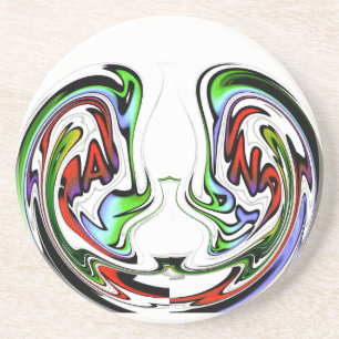 Dessous De Verre En Grès Imprimer Hakuna Matata Whirl Art Extraordinaire