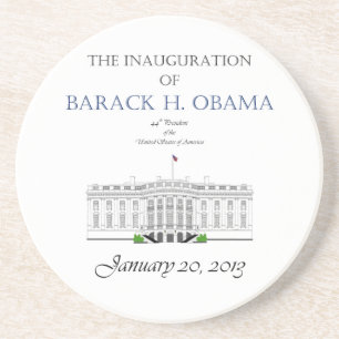Dessous De Verre En Grès Inauguration 2013 d'Obama
