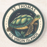 Insigne de tortue des îles Vierges américaines St