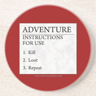 Dessous De Verre En Grès Instructions d'aventure
