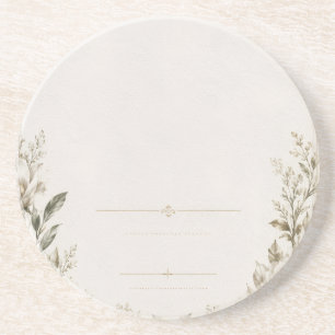 Dessous De Verre En Grès Invitation de mariage de jardin classique 