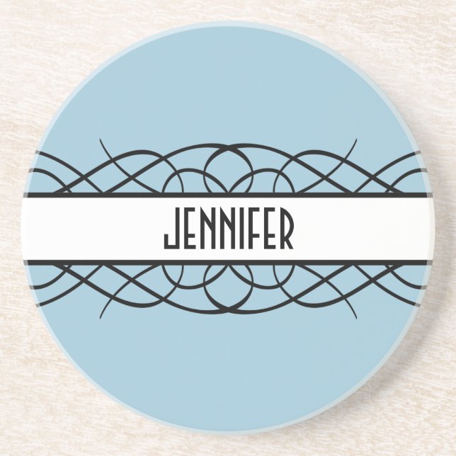 Dessous De Verre En Grès Ivoor Déco (Devant)