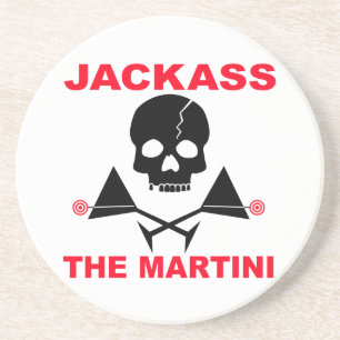 Dessous De Verre En Grès Jackass, le coaster Martini