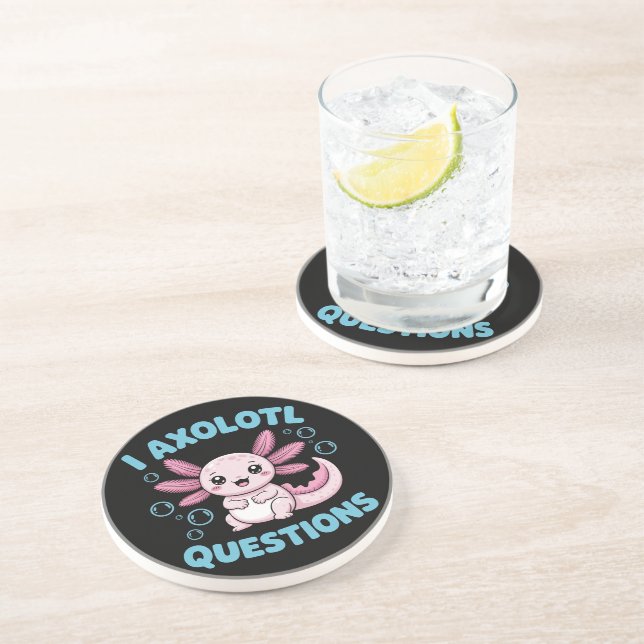 Dessous De Verre En Grès j'ai des questions sur l'axolotl (Côté)
