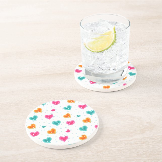 Dessous De Verre En Grès J'aime la neige Noël (Côté)