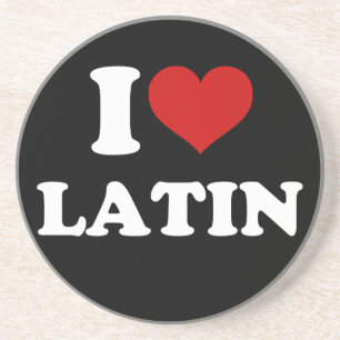 Dessous De Verre En Grès J'aime le latin