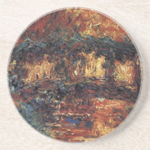 Dessous De Verre En Grès Japanese Bridge by Claude Monet, Vintage Fine Art