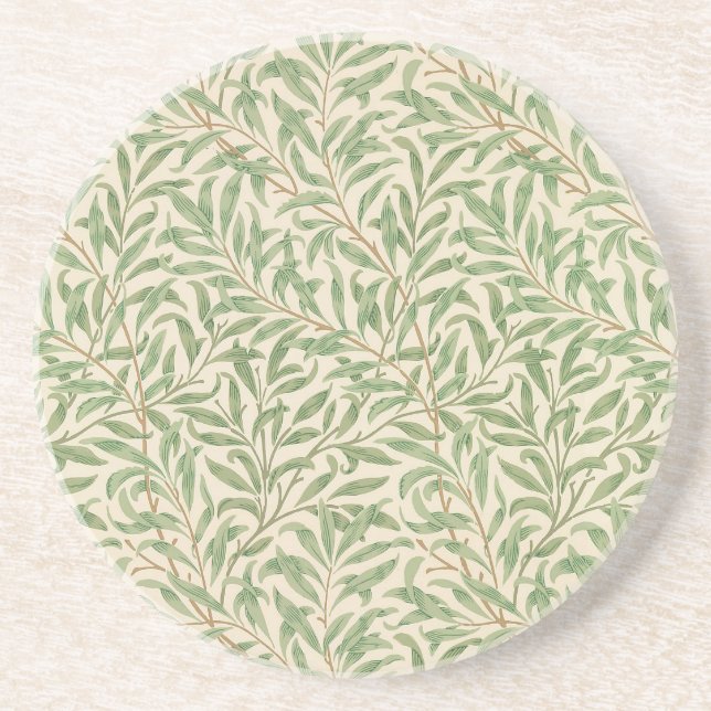 Dessous De Verre En Grès Jardin aux branches de saule de William Morris Fle (Devant)