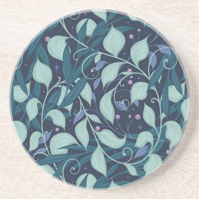 Dessous De Verre En Grès Jardin de nuit (Devant)