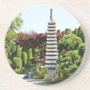 Dessous De Verre En Grès Jardin japonais