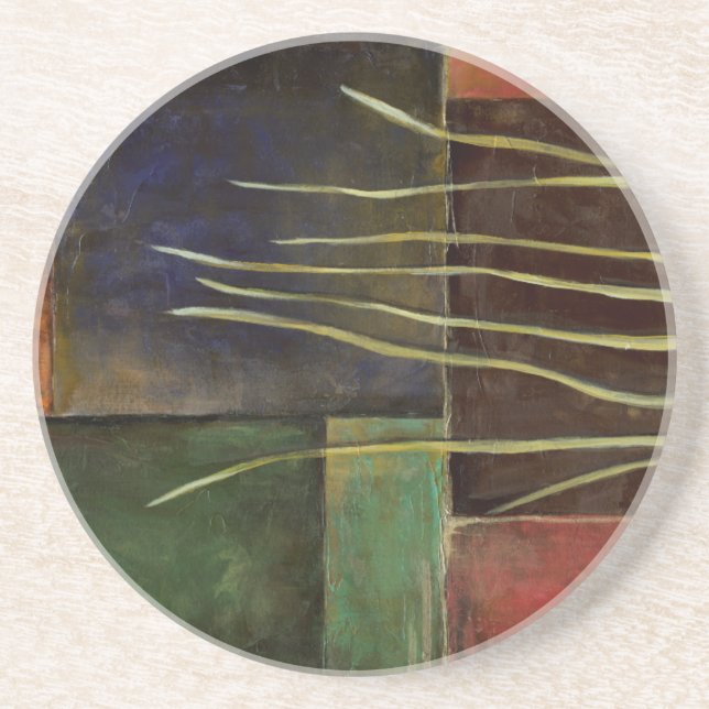 Dessous De Verre En Grès Jardin Zen I (Devant)