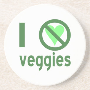 Dessous De Verre En Grès Je déteste les légumes, pas d'amour