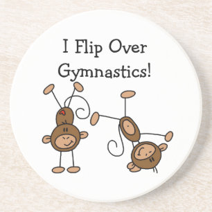 Dessous De Verre En Grès Je fais des flips de gymnastique