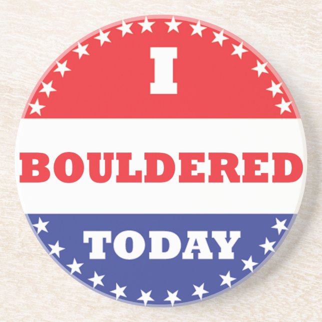 Dessous De Verre En Grès Je me suis souillé aujourd'hui (Devant)