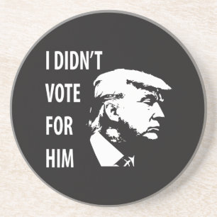 Dessous De Verre En Grès Je n'ai pas voté pour Trump