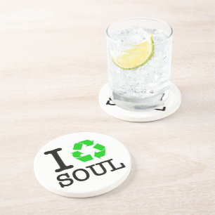 Dessous De Verre En Grès Je Recycle L'Âme