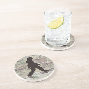 Dessous De Verre En Grès Je regarde deux pieds nus