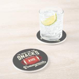 Dessous De Verre En Grès Je suis là pour les snacks et les publicités de fo