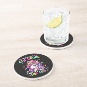 Dessous De Verre En Grès Je suis prêt pour la licorne de 4e année Premier j