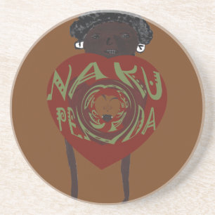 Dessous De Verre En Grès Je T'Aime ! Nakupenda Sana