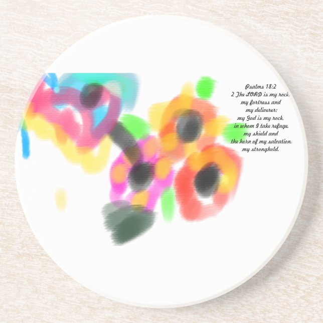 Dessous De Verre En Grès Jesus stronghold  (Devant)