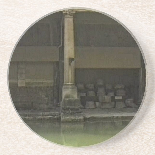 Dessous De Verre En Grès jGibney romain T de l'Angleterre 1986 Bath1 (Devant)