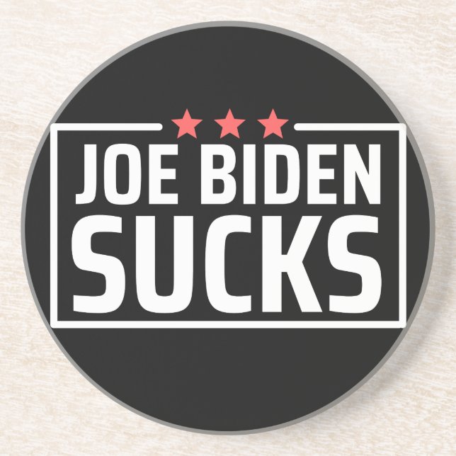 Dessous De Verre En Grès joe Biden Sucks (Devant)
