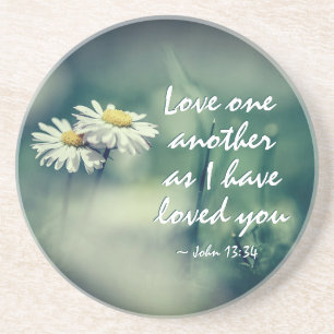 Dessous De Verre En Grès John 13:34 Love one another as I have loved you