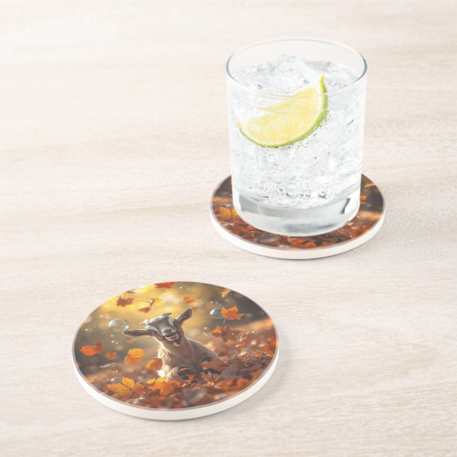 Dessous De Verre En Grès Joie d'automne (Côté)