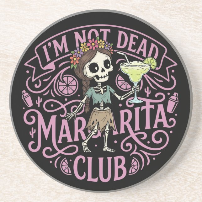 Dessous De Verre En Grès Jolie Margarita Skelton (Devant)