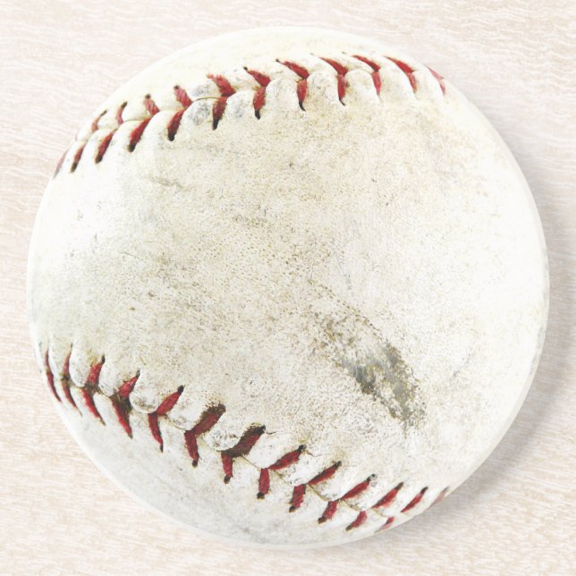 Dessous De Verre En Grès Joueur d'équipe du base-ball (Devant)