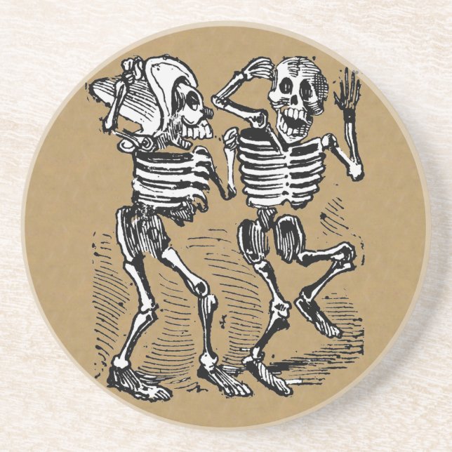 Dessous De Verre En Grès Jour de la danse morte (Devant)