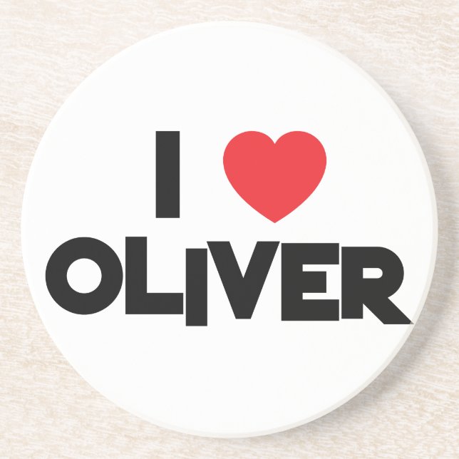 Dessous De Verre En Grès Jour de la Saint Valentin (Devant)