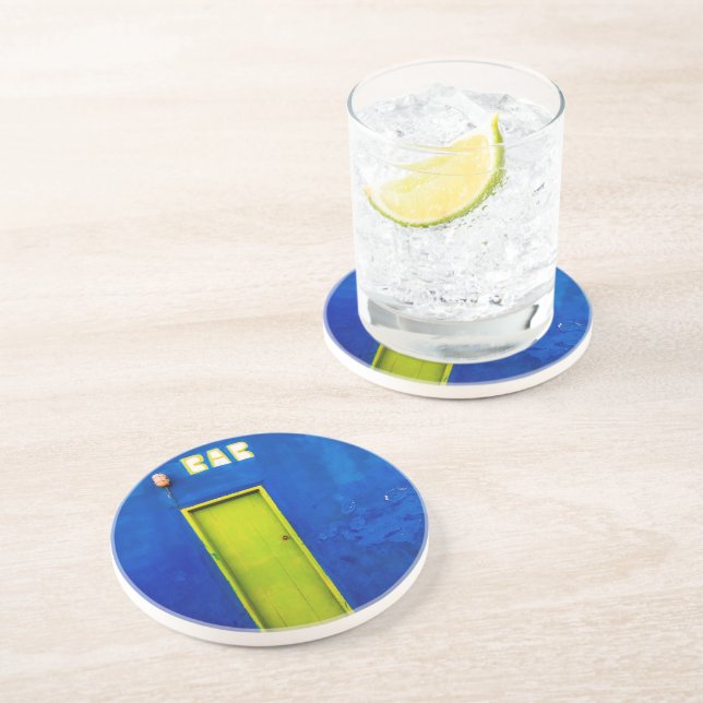 Dessous De Verre En Grès Joyeuses heures (Côté)