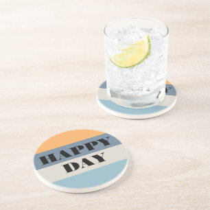 Dessous De Verre En Grès Joyeux Jour