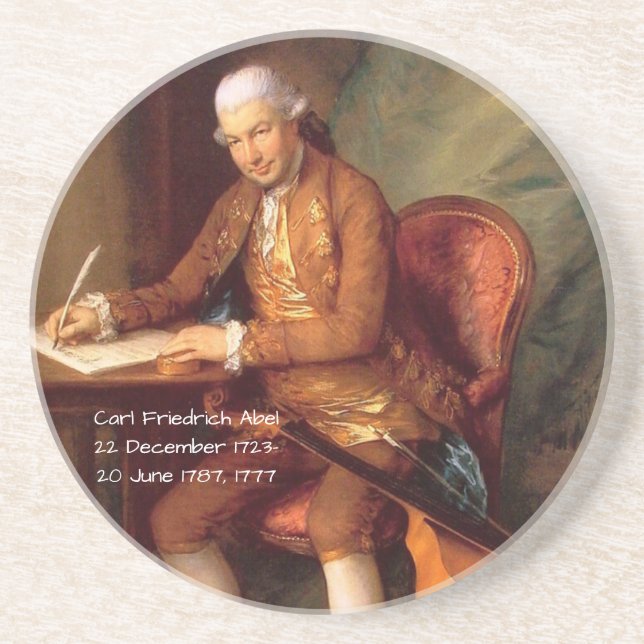 Dessous De Verre En Grès Karl Friedrich Abel (Devant)