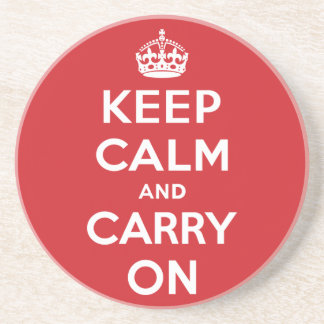 Dessous De Verre En Grès Keep Calm and Carry