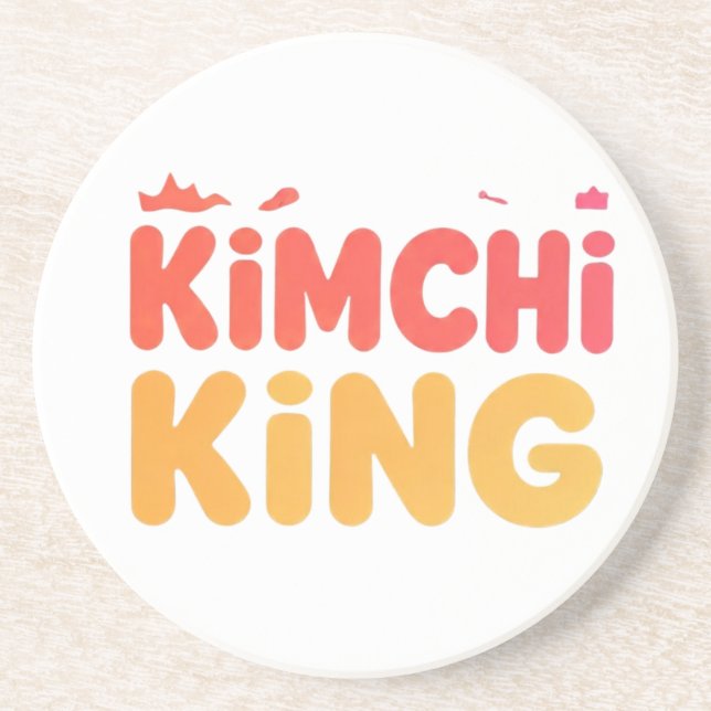 Dessous De Verre En Grès Kimchi King (Devant)