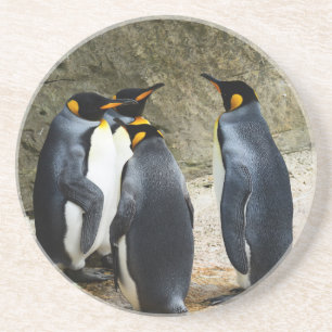 Dessous De Verre En Grès King Penguin