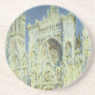 Dessous De Verre En Grès La Cathédrale de Rouen, façade ouest, soleil, Clau