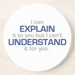 Dessous De Verre En Grès La devise de l'ingénieur - type substance de la