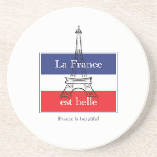 Dessous De Verre En Grès La France est belle