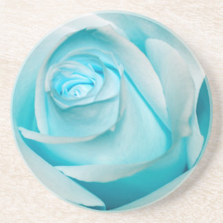 Dessous De Verre En Grès La glace de turquoise s'est levée