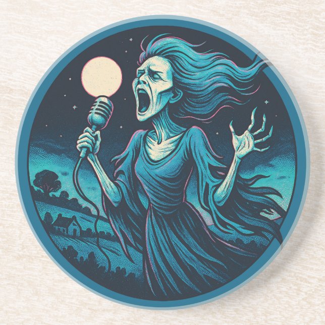 Dessous De Verre En Grès La grêle du Banshee (Devant)