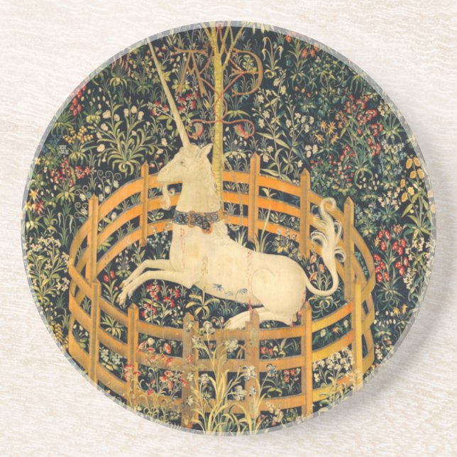 Dessous De Verre En Grès La licorne en captivité (Devant)