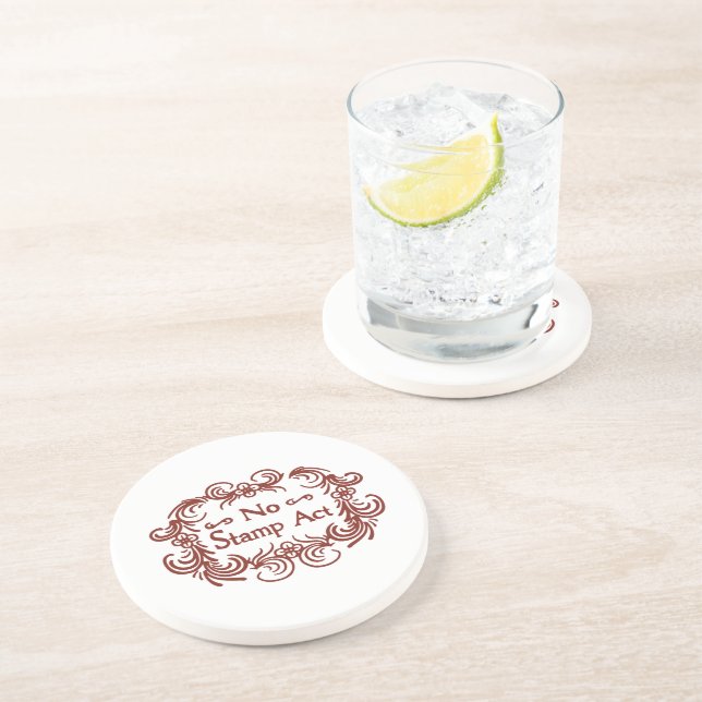 Dessous De Verre En Grès La loi sur le timbre (Côté)