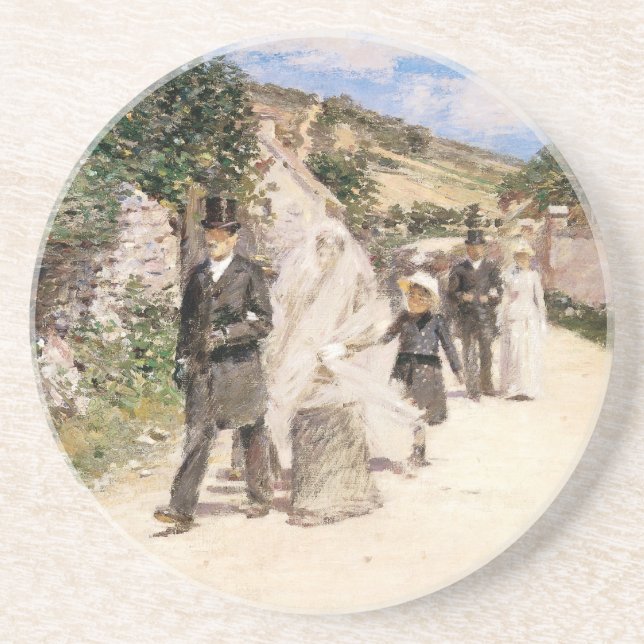 Dessous De Verre En Grès La Marche Nuptiale par Robinson, Jeunes Mariés de  (Devant)