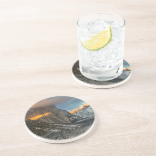Dessous De Verre En Grès La marque de l'hiver